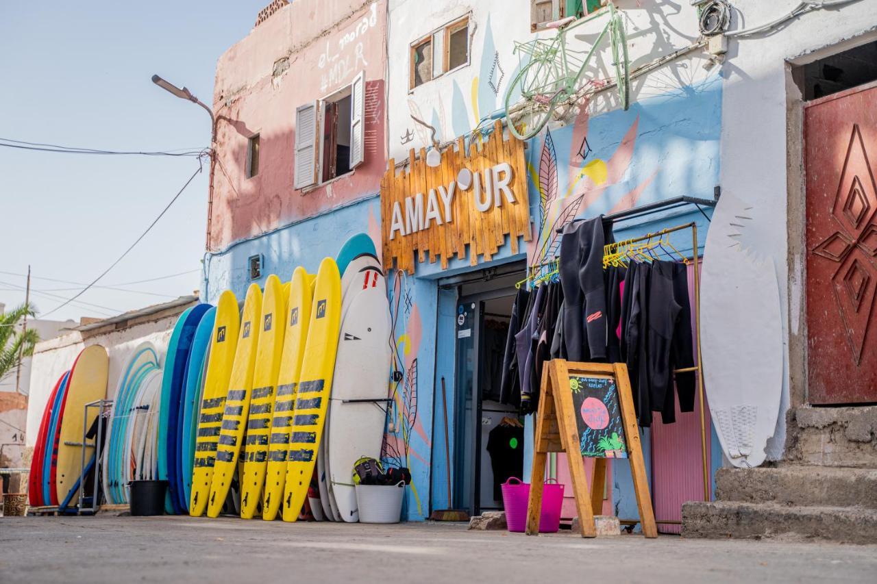 Amayour Surf Hostel Taghazout Esterno foto