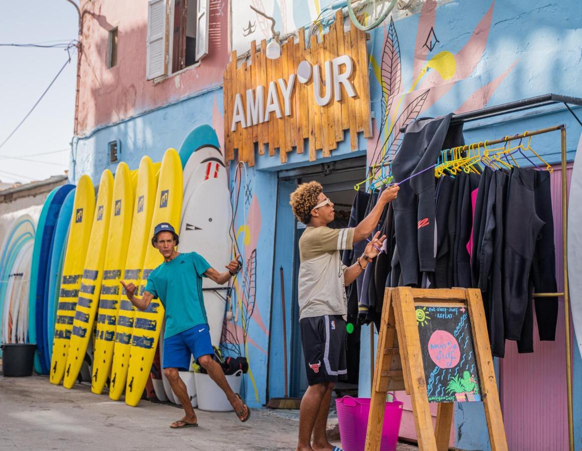 Amayour Surf Hostel Taghazout Esterno foto
